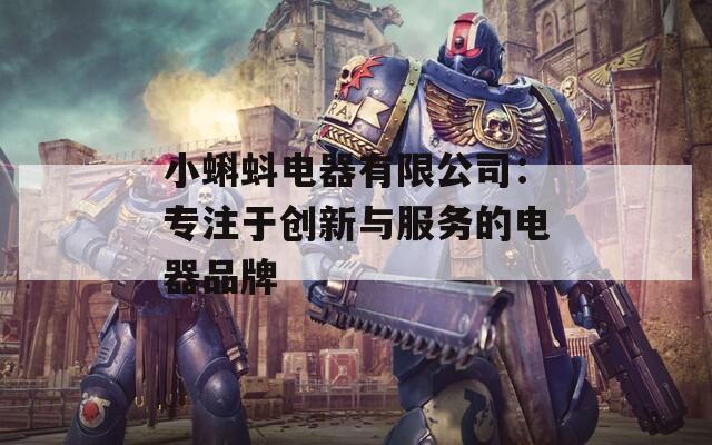 小蝌蚪电器有限公司：专注于创新与服务的电器品牌