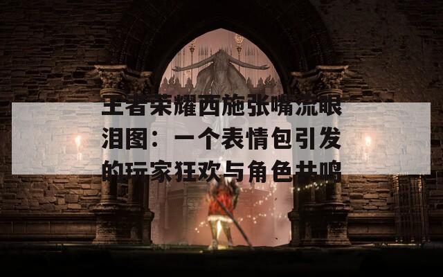 王者荣耀西施张嘴流眼泪图：一个表情包引发的玩家狂欢与角色共鸣